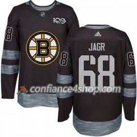 Adidas Maillot de Hockey Boston Bruins Jaromir Jagr 68 1917-2017 100th Anniversary Noir Authentic - Homme